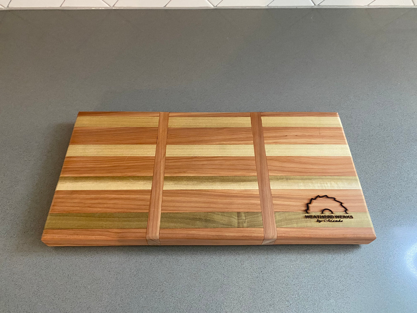 Cedar and Poplar Cutting Board