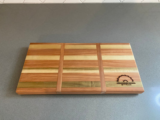 Cedar and Poplar Cutting Board