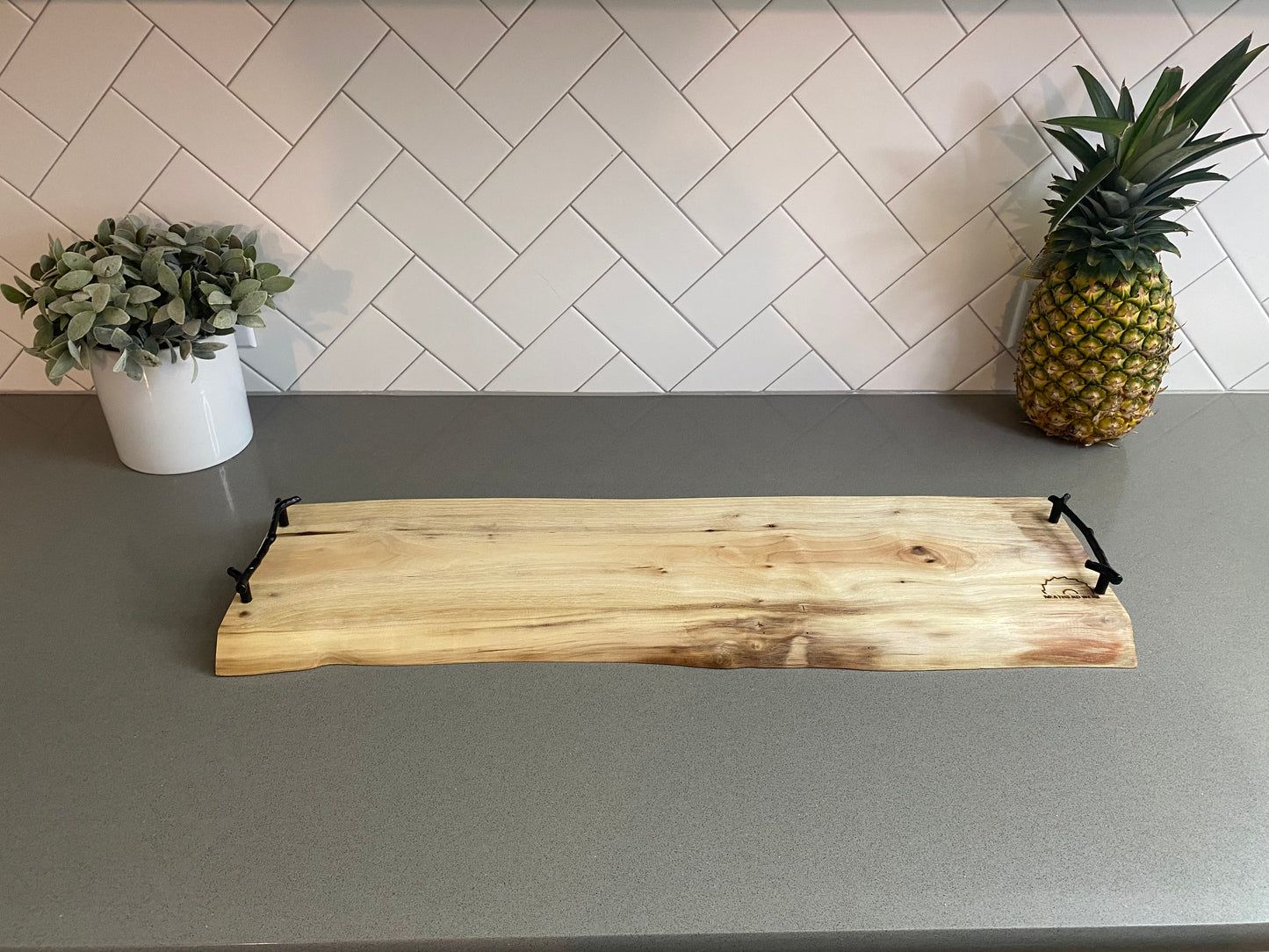 Black Walnut Grazing Board w/ Handles